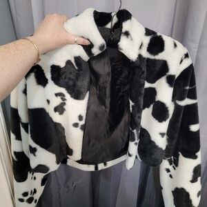 Cowprint jacket